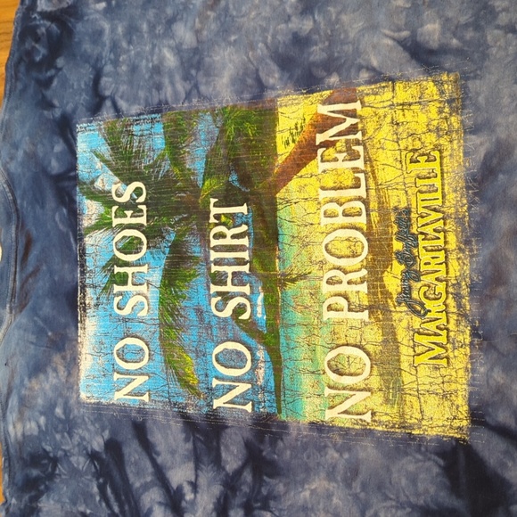Jimmy Buffett tie dye blue Margaritaville shirt, size L - Picture 10 of 13
